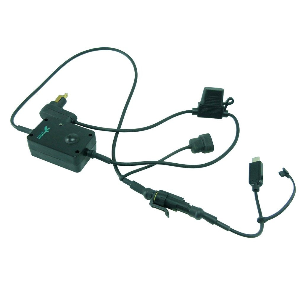 Hella - DIN Motorcycle Shorter Charging Cable for Samsung Galaxy S9 PLUS (sku 50703) - BuyBits Ltd UK