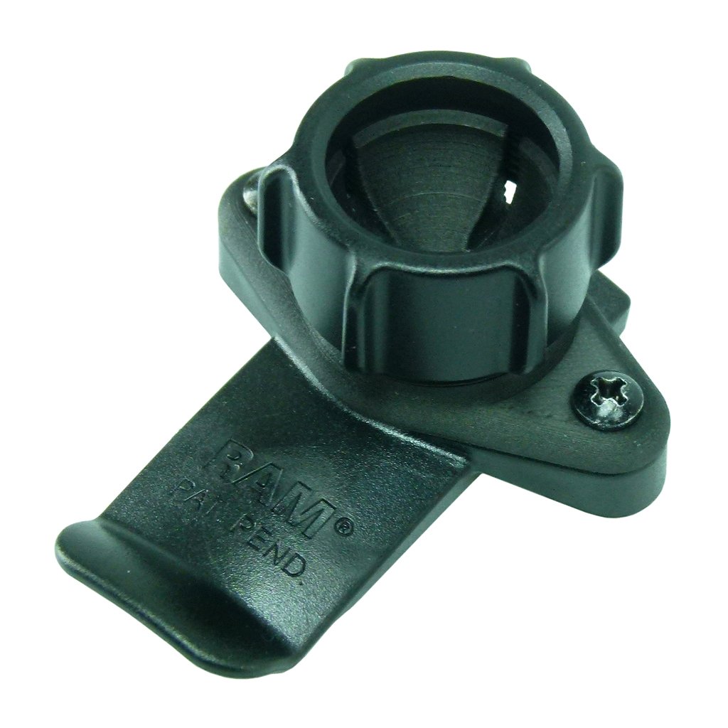 RAM Spine Clip Holder for Garmin Devices &amp; Screw down Permanent Base Fleet Mount (sku 50985) - BuyBits Ltd UK