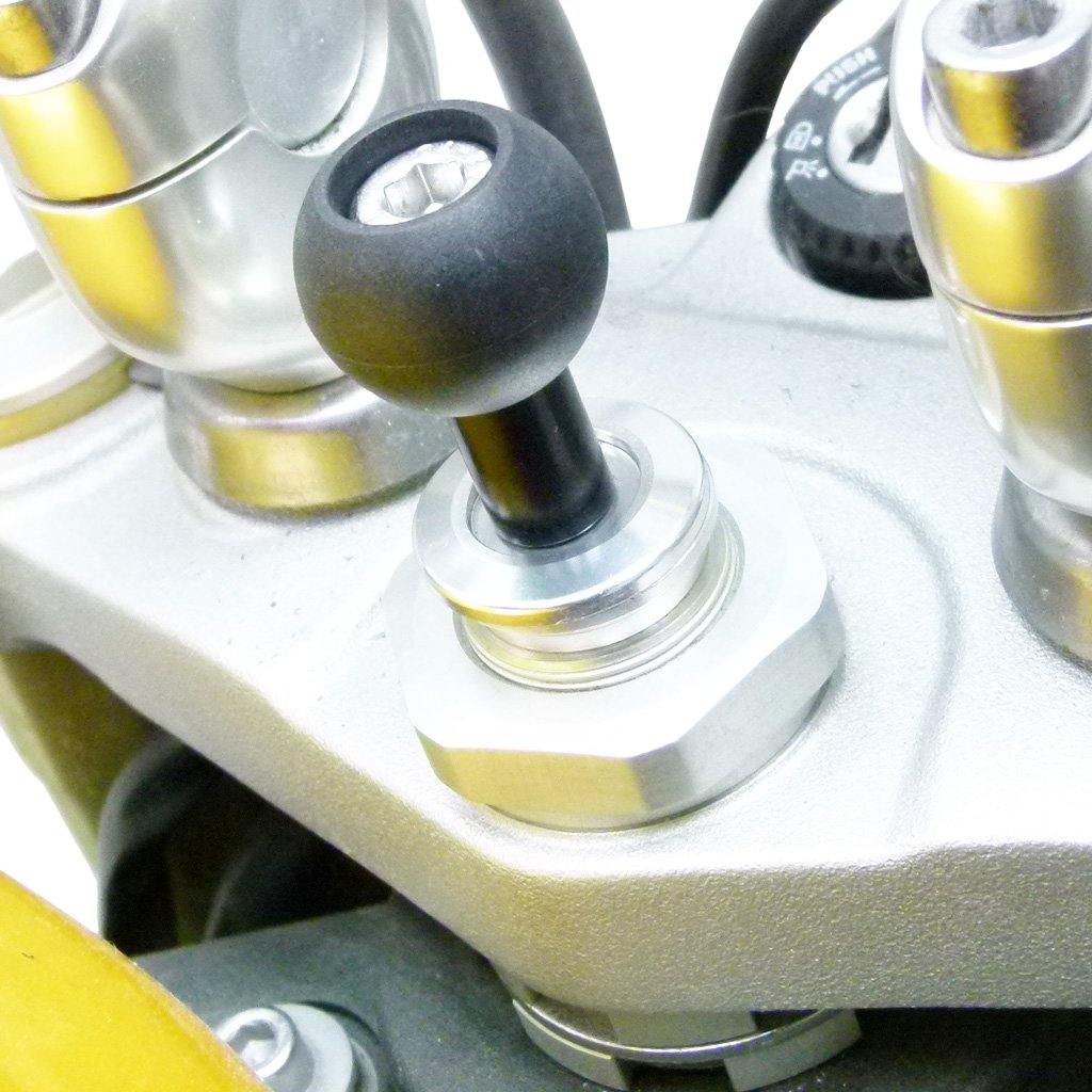 13.3-14.7mm Motorcycle Fork Stem Phone Mount Quick Grip XL Holder for Samsung Galaxy S20 Plus (sku 52006) - BuyBits Ltd UK