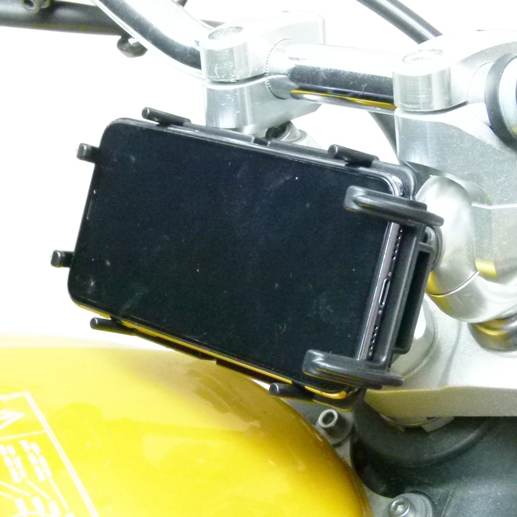 15-17mm Motorcycle Fork Stem Phone Mount Quick Grip Holder for iPhone 11 Pro (sku 51945) - BuyBits Ltd UK
