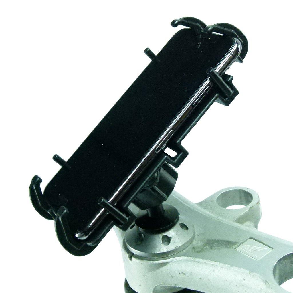 12mm Bike Stem Phone Mount fits Honda Blackbird - Kawasaki Motorcycles &amp; Quick Grip Holder for iPhone 6 (4.7) (sku 52038) - BuyBits Ltd UK