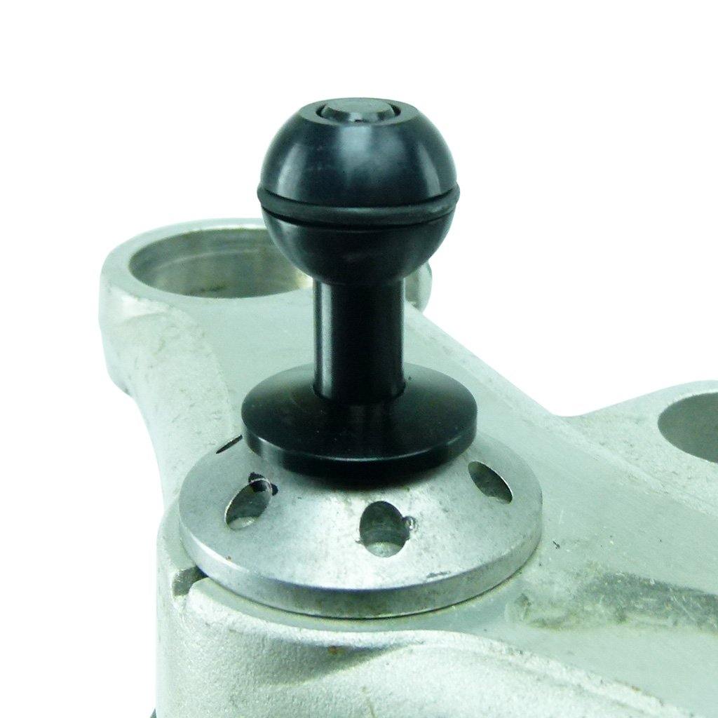 12mm Bike Stem Phone Mount fits Honda Blackbird - Kawasaki Motorcycles &amp; Quick Grip Holder for iPhone 6 (4.7) (sku 52038) - BuyBits Ltd UK