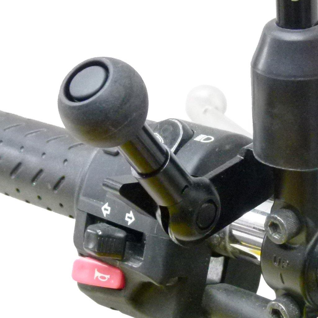 Motorcycle M8 - M10 Mirror Mount &amp; Quick Grip XL Holder for iPhone 11 (sku 52269) - BuyBits Ltd UK