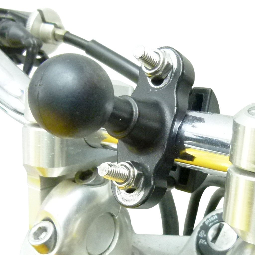 Motorbike Metal U Bolt Mount Kit &amp; Quick Grip XL Holder for Samsung Galaxy S20 Plus (sku 52404) - BuyBits Ltd UK