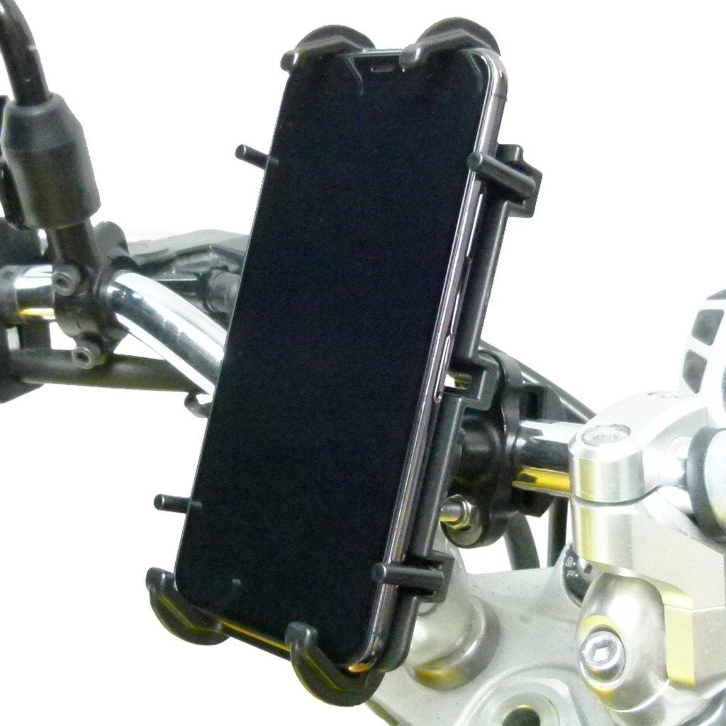 Motorbike Metal U Bolt Mount Kit &amp; Quick Grip XL Holder for Samsung Galaxy S20 (sku 52403) - BuyBits Ltd UK