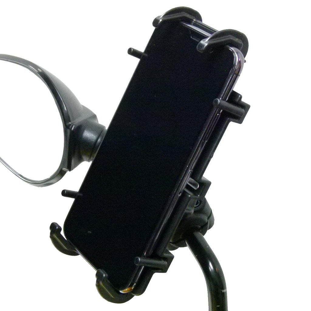 Motorcycle - Scooter Mirror Mount &amp; Quick Grip Holder for iPhone 11 Pro (sku 52415) - BuyBits Ltd UK
