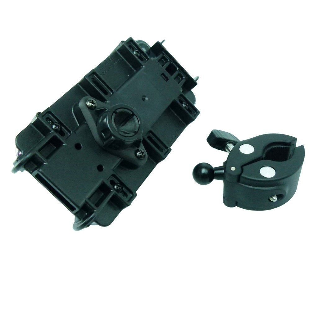 Motorcycle Small Clamp Mount &amp; Quick Grip XL Holder for iPhone 8 Plus (5.5) (sku 52595) - BuyBits Ltd UK