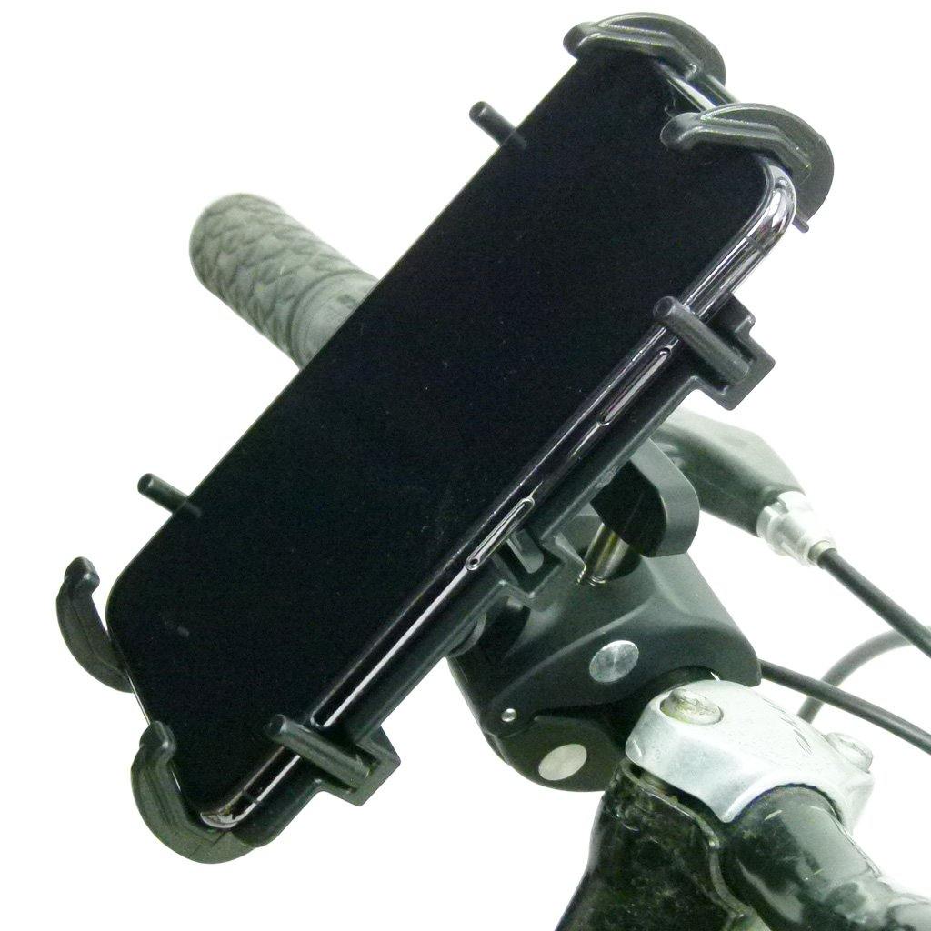 Bicycle Small Clamp Mount &amp; Quick Grip XL Holder for iPhone 11 Pro Max (sku 52628) - BuyBits Ltd UK