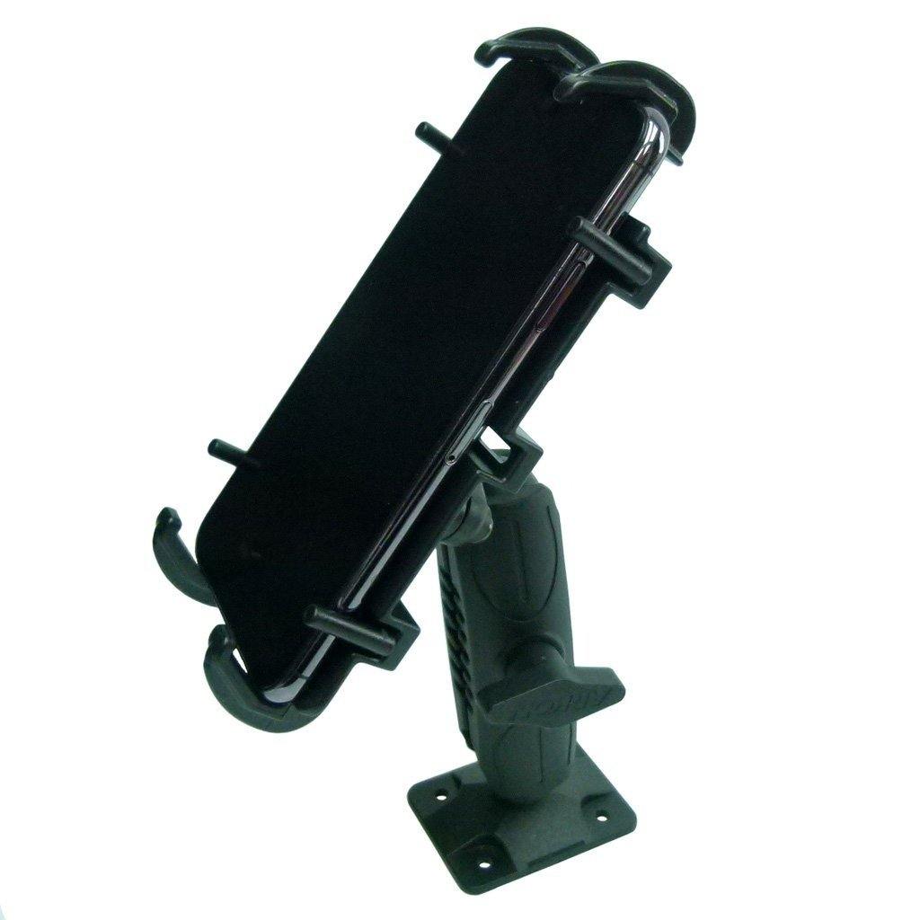 Permanent Extended Car Van Truck Dashboard - Console Fleet Mount &amp; Quick Grip XL Holder for iPhone 11 (sku 52743) - BuyBits Ltd UK
