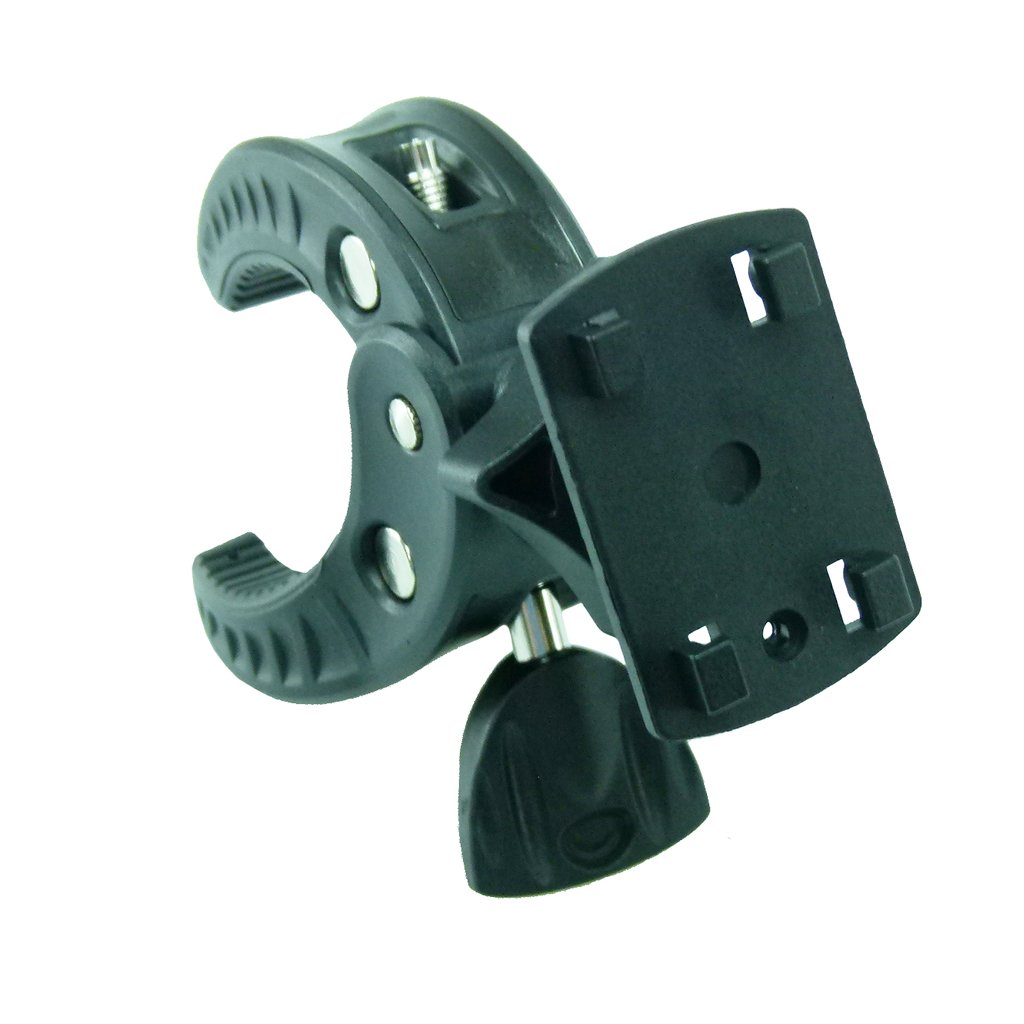 K-tech Clamp Motorcycle Bike Handlebar Mount with 4 Prong Adapter Plate (sku 54481) - BuyBits Ltd UK