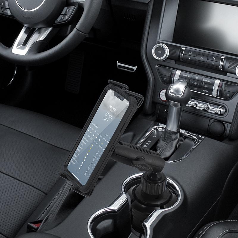 Arkon SM6RM023 11-inch Robust Universal Car Cup Holder Phone Mount for iPhone 11, XS, XR, X, 8 (sku 50505) - BuyBits Ltd UK