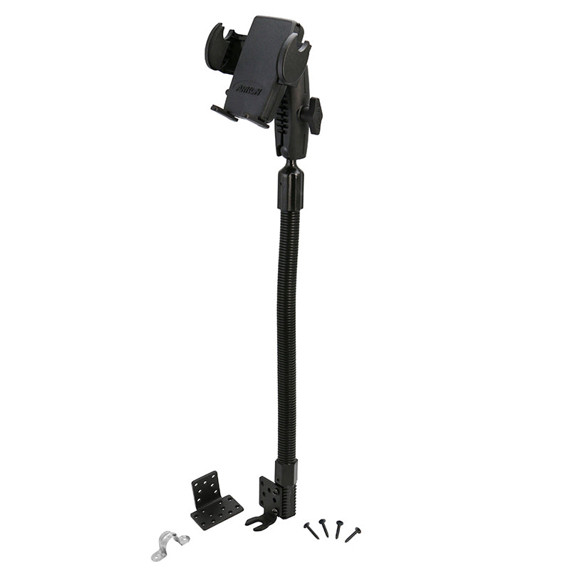 Arkon SM48825MM Car or Truck Seat Rail or Floor Phone Holder Mount for iPhone XS Max, XS, XR, X, 8, 7 Plus, 8, 7 (sku 43938)