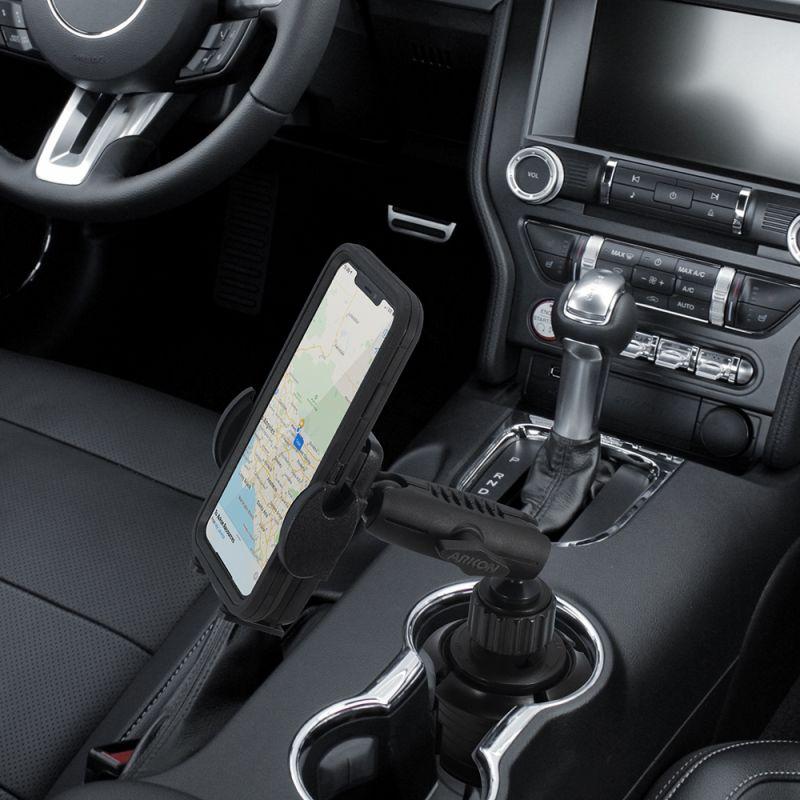 Arkon SM4RM023 Robust Universal Car Cup Holder Phone Mount for iPhone XS, XR, 8, 7 Plus (sku 50506) - BuyBits Ltd UK