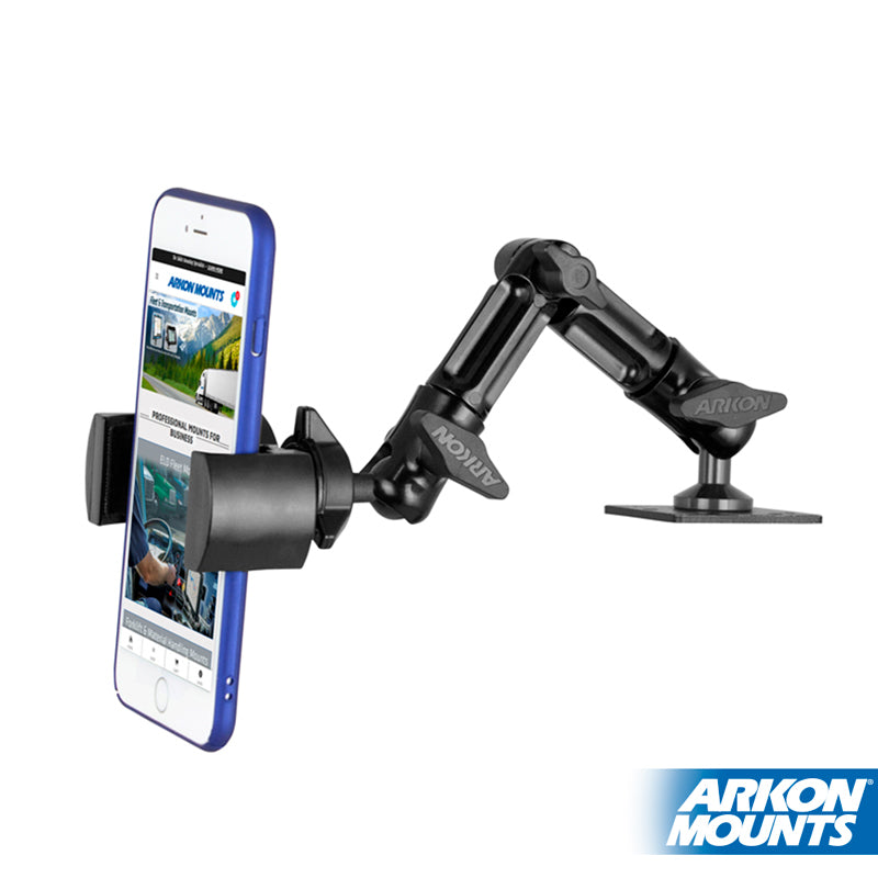 Arkon RVHD6 RoadVise Heavy-Duty Multi-Angle Phone Mount - 4-Hole AMPS Compatible (sku 58505)