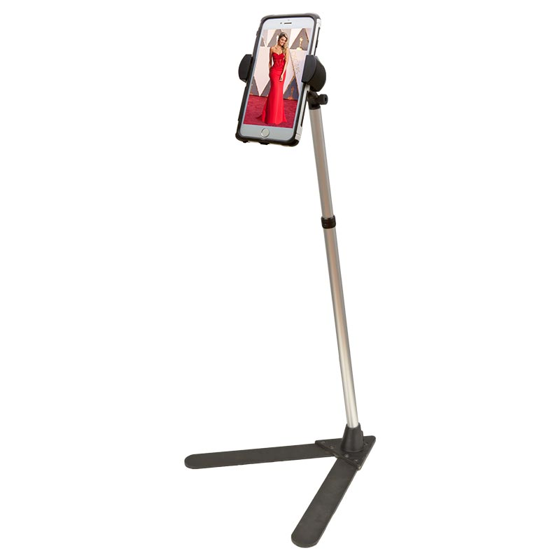 Arkon RVSTAND1 iPhone or Phone Floor Stand for Live Streaming on Periscope, Facebook Live, Busker (sku 34906)