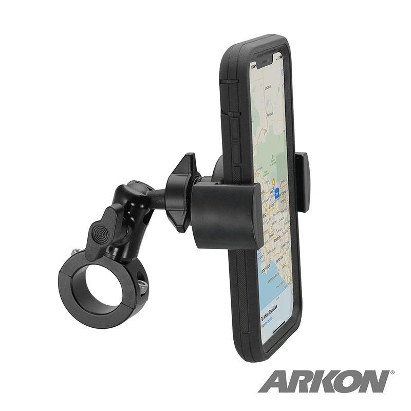 Arkon RVMC4B RoadVise Premium Aluminum Motorcycle Handlebar Phone Mount (sku 56021) - BuyBits Ltd UK