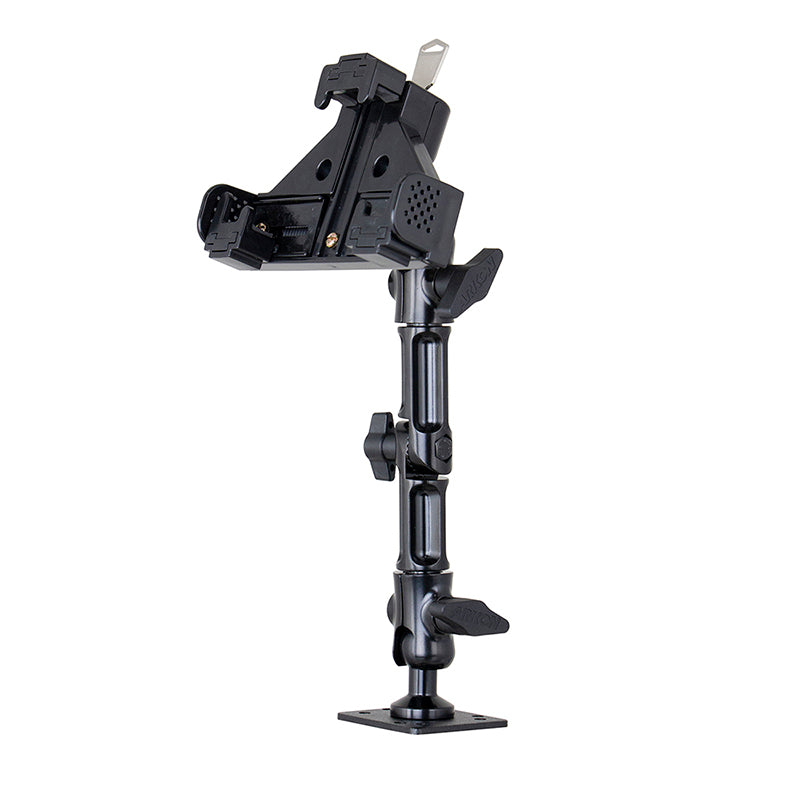 Arkon SM9HD6 Heavy-Duty Multi-Angle Locking Phone Mount with 4-Hole AMPS Drill Base (sku 59203)