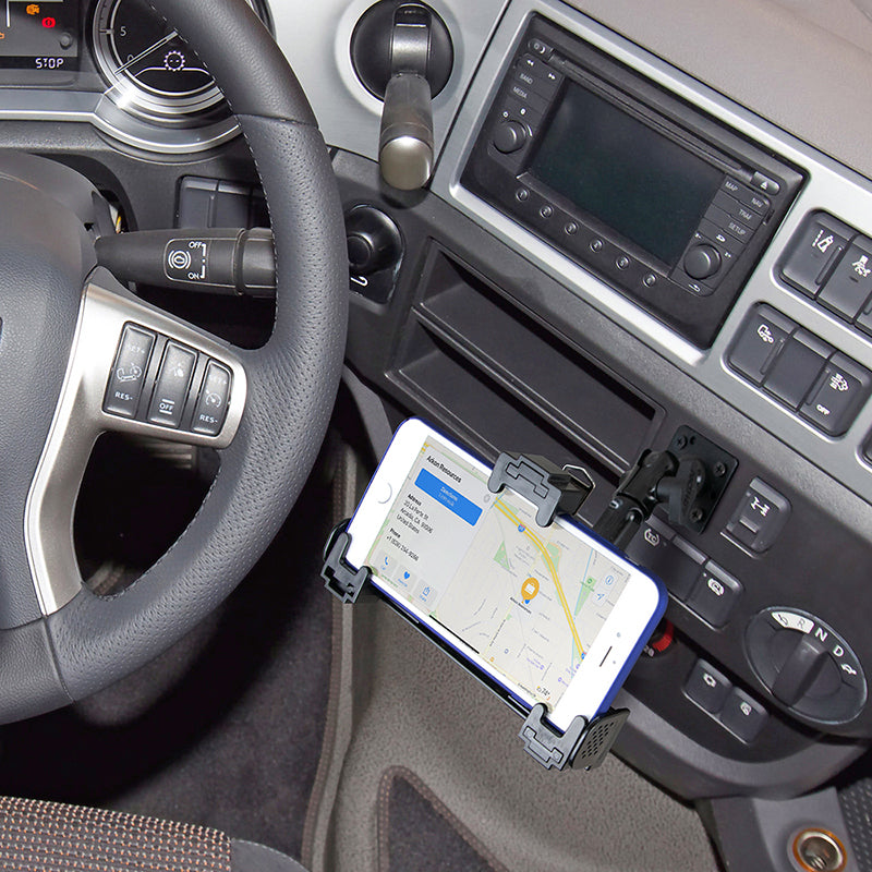 Arkon SM9HD6 Heavy-Duty Multi-Angle Locking Phone Mount with 4-Hole AMPS Drill Base (sku 59203)