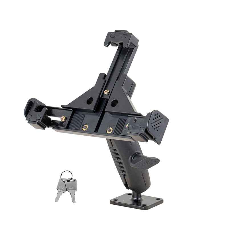 Arkon SM9RMSAMPS Robust Locking Phone Mount with 4-Hole Metal AMPS Drill Base (sku 57699)