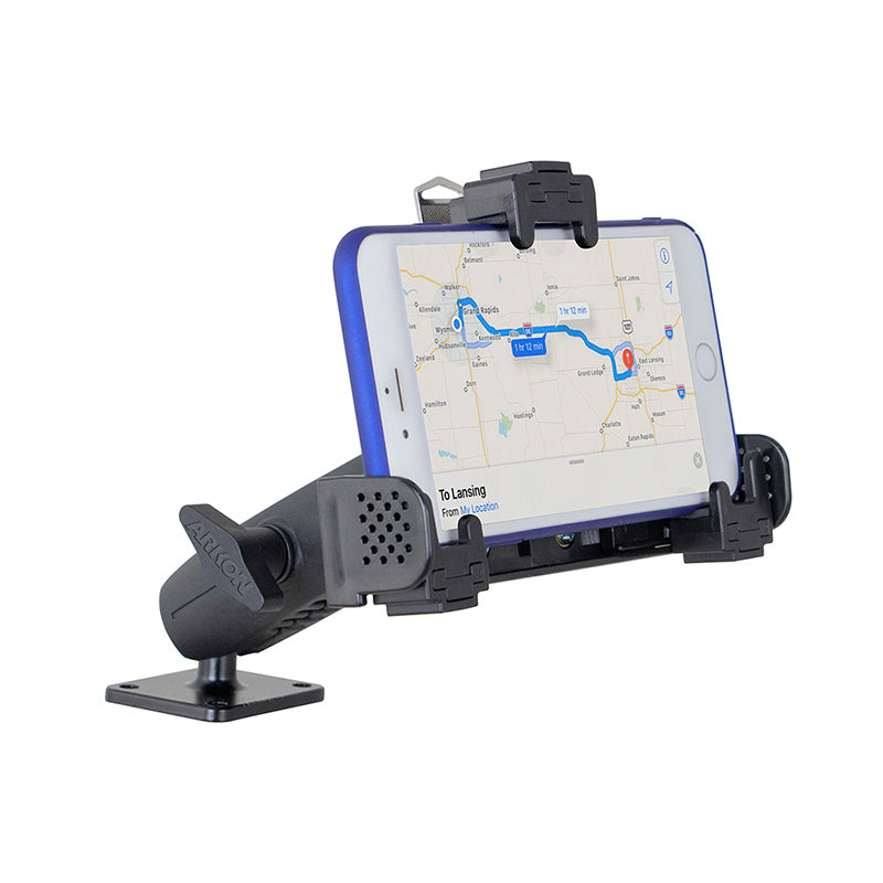 Arkon SM9RMSAMPS Robust Locking Phone Mount with 4-Hole Metal AMPS Drill Base (sku 57699)