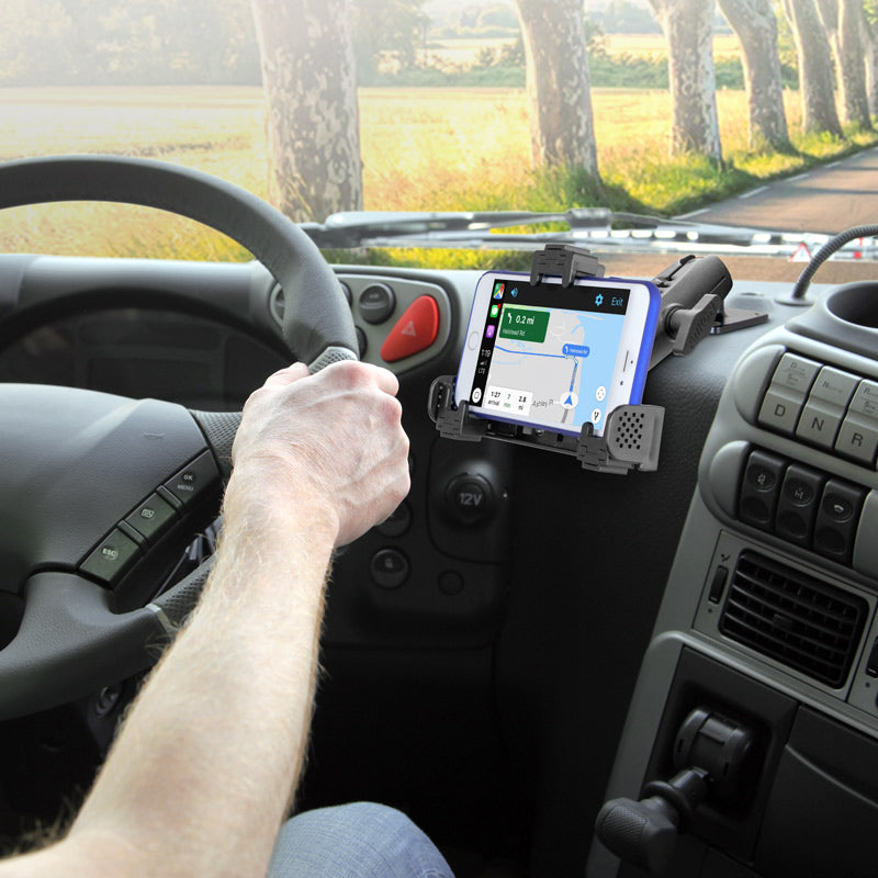 Arkon SM9RMSAMPS Robust Locking Phone Mount with 4-Hole Metal AMPS Drill Base (sku 57699)