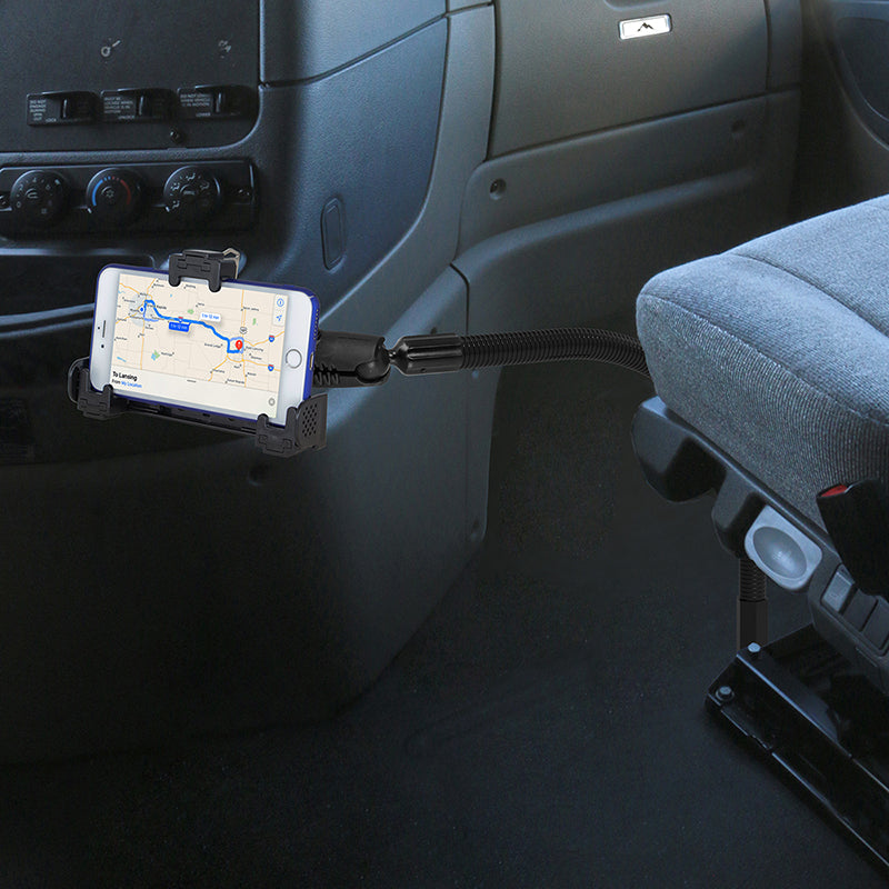 Arkon SM9RM88AMPS Robust Locking Seat Rail or Floor Phone Mount (sku 57812)