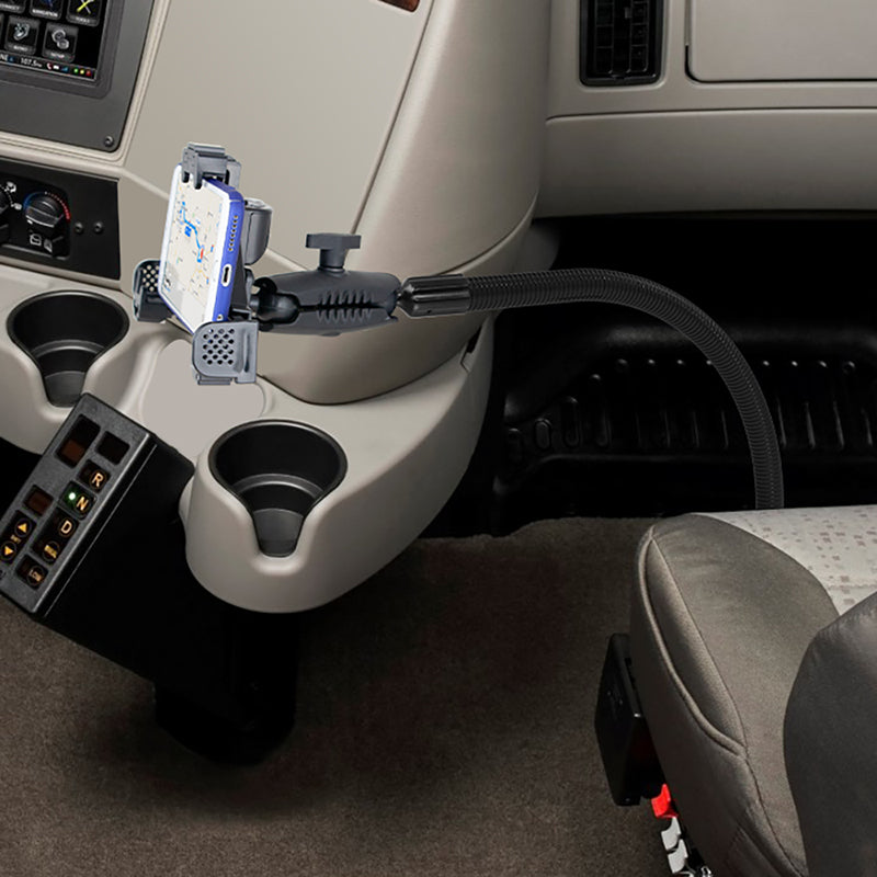Arkon SM9RM88AMPS Robust Locking Seat Rail or Floor Phone Mount (sku 57812)