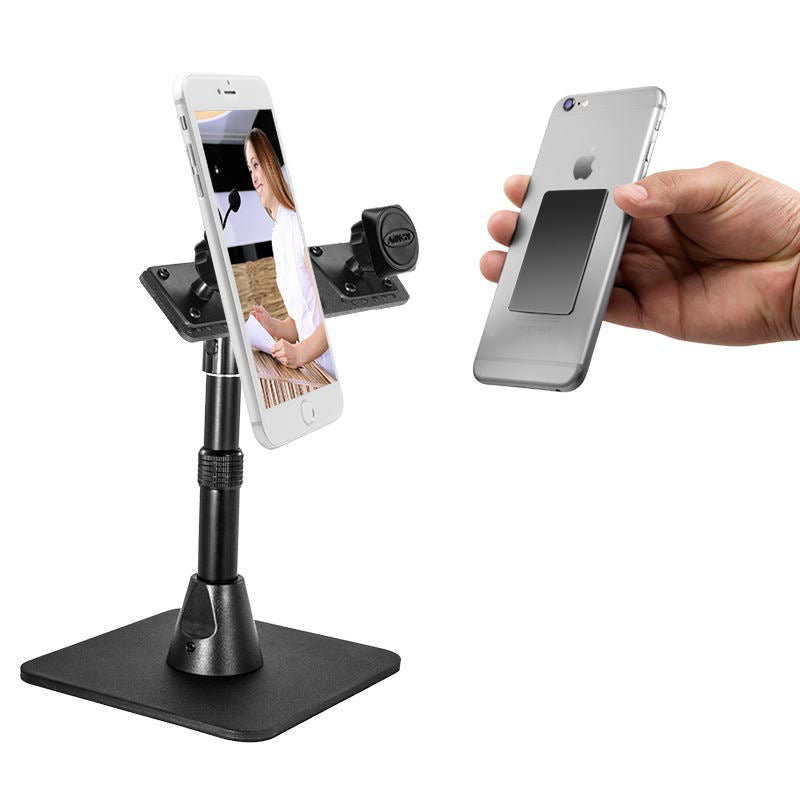 TWBHD82MAG ARKON TW Broadcaster Dual Phone Magnetic Mount Desk Stand (sku 33000)