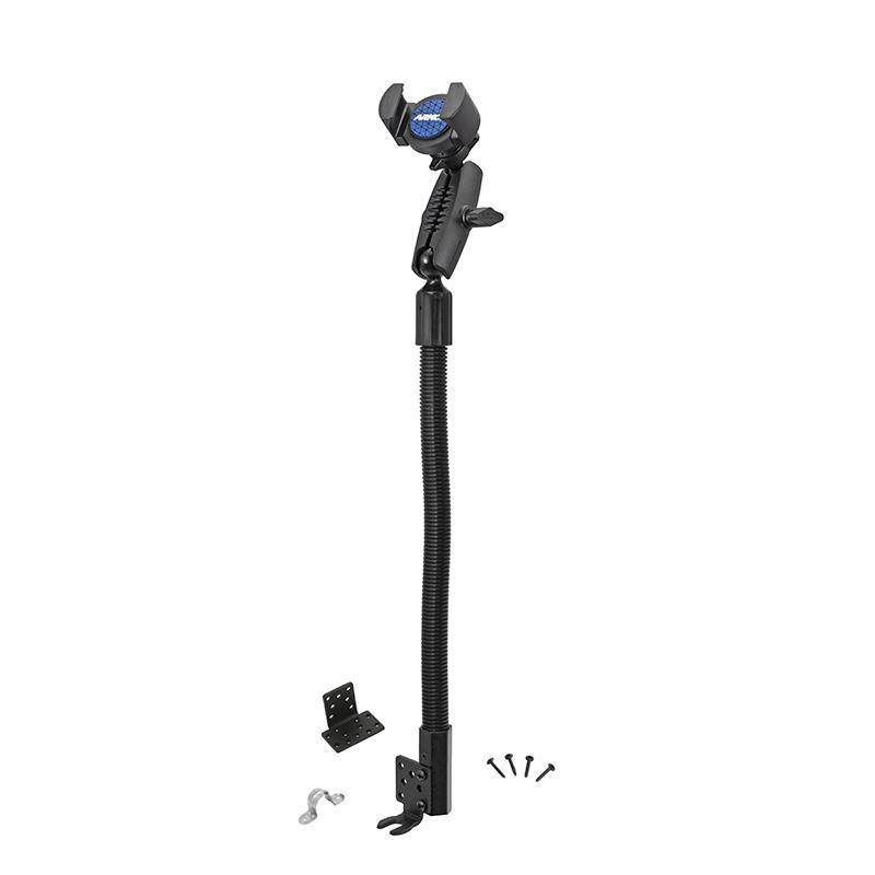 Arkon RVRM8825AL RoadVise Heavy-Duty Seat Rail or Floor Phone Mount for iPhone 11, XS, XR, X, Samsung Galaxy (sku 56047) - BuyBits Ltd UK