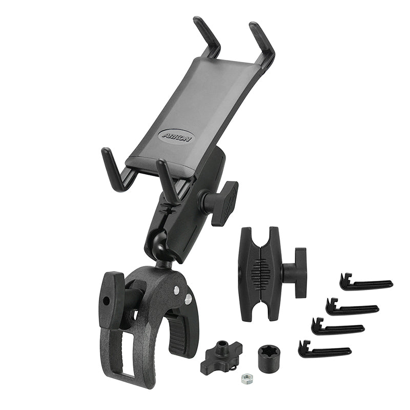 Arkon SM6RMCPM Robust Clamp Phone or Midsize Tablet Mount with Security Knob (sku 59222)