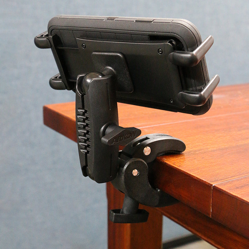 Arkon SM6RMCPM Robust Clamp Phone or Midsize Tablet Mount with Security Knob (sku 59222)