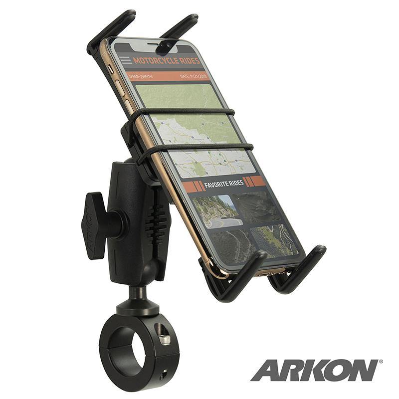 Arkon MC25MM632 Slim Grip Ultra 25mm Robust Motorcycle Handlebar Mount for Phones and Midsize Tablets (sku 55970) - BuyBits Ltd UK