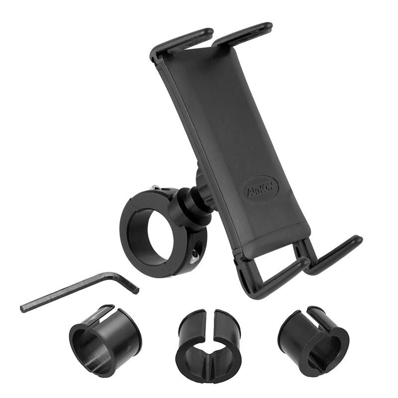Arkon MC2B632 Slim-Grip Ultra Premium Aluminum Motorcycle Handlebar Phone and Midsize Tablet Mount (sku 59216)