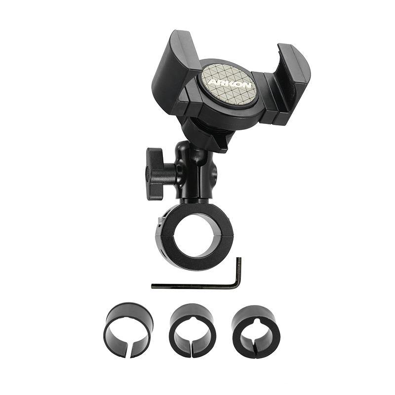 Arkon XLMC4B RoadVise XL Premium Aluminum Motorcycle Handlebar Phone and Midsize Tablet Mount (sku 56022) - BuyBits Ltd UK