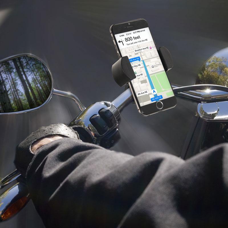Arkon XLMC4B RoadVise XL Premium Aluminum Motorcycle Handlebar Phone and Midsize Tablet Mount (sku 56022) - BuyBits Ltd UK