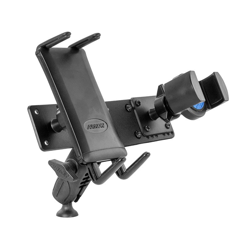 Arkon TWBRVSM6 TW Broadcaster Combo - Midsize Tablet and Phone Tripod Mount Holder for Live Streaming (37217)