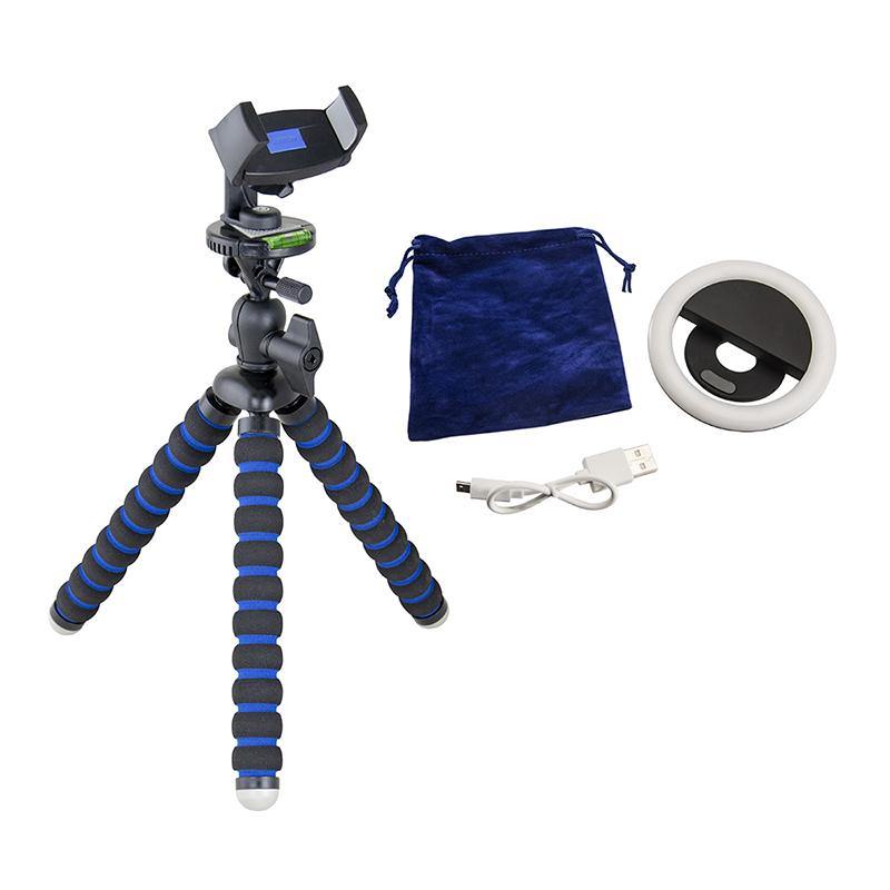 Arkon MG5LED Phone Tripod Mount and LED Ring Light Bundle (sku 56059) - BuyBits Ltd UK