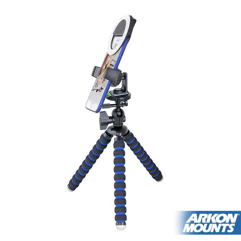 Arkon MG5LED Phone Tripod Mount and LED Ring Light Bundle (sku 56059) - BuyBits Ltd UK