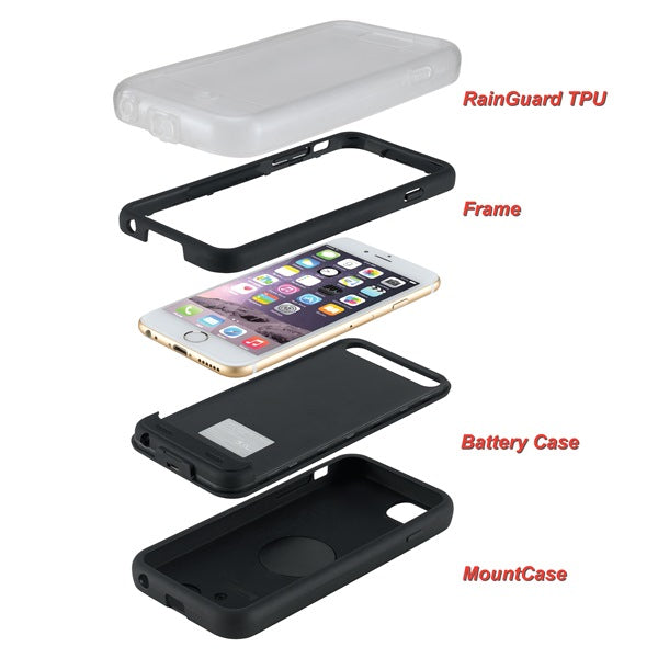 TiGRA PowerPLUS MountCase Battery Bike Mount &amp; RainGurard for iPhone 7 (sku 44891)