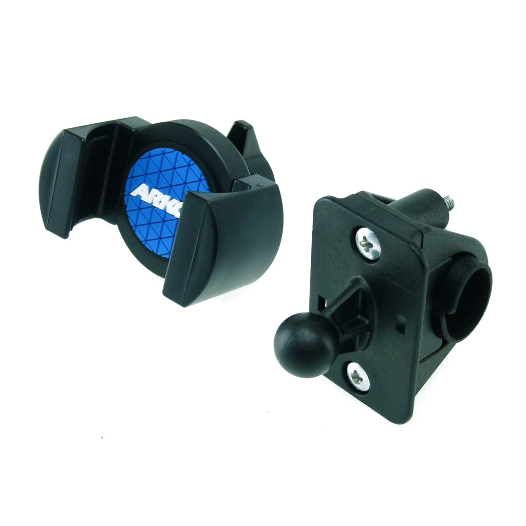 Motorcycle Bike  Handlebar Mount with RoadVise Smartphone Mobile Phone Holder (sku 31725)