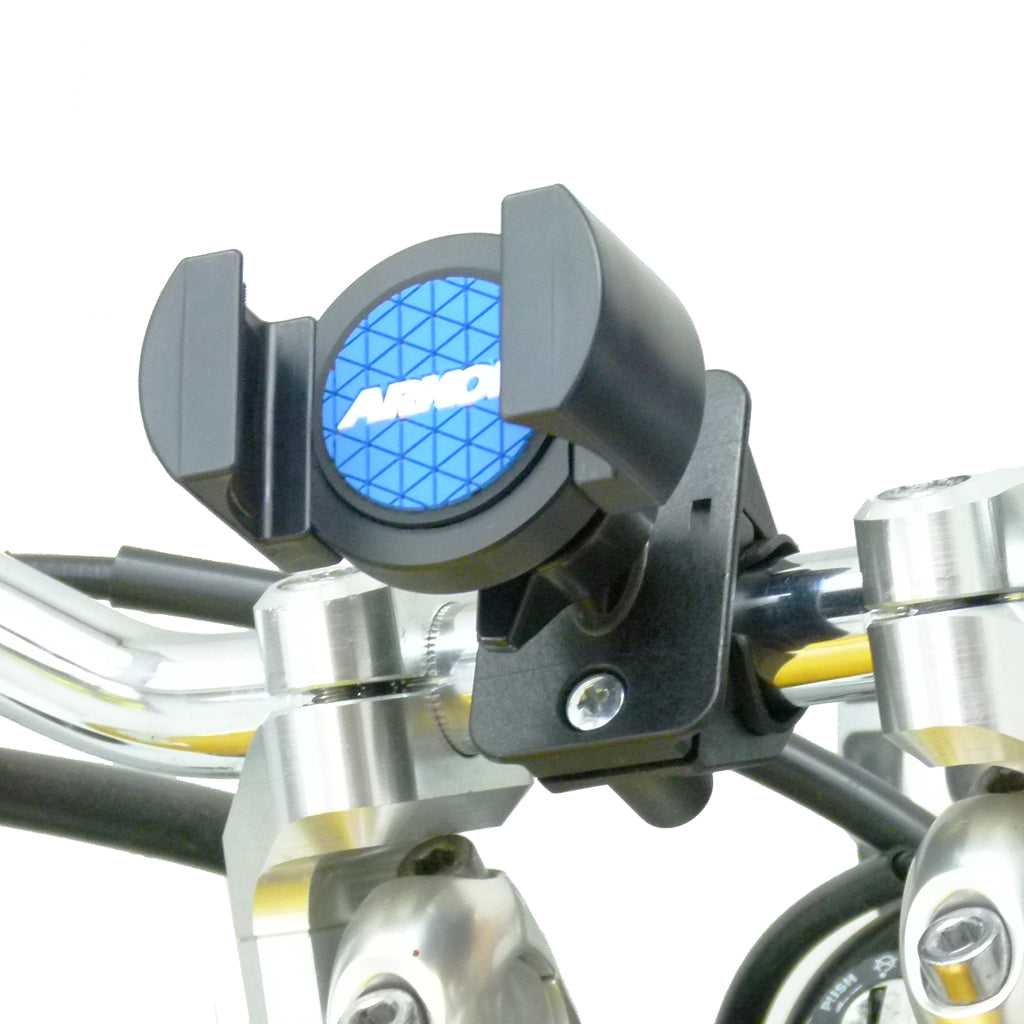 Motorcycle Bike  Handlebar Mount with RoadVise Smartphone Mobile Phone Holder (sku 31725)