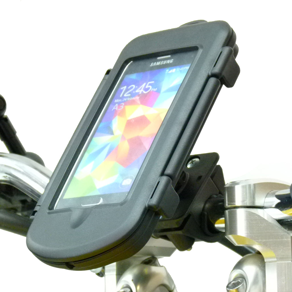 Motorcycle Handlebar Mount &amp; Waterproof Cases for Samsung Galaxy A3 (sku 30375)