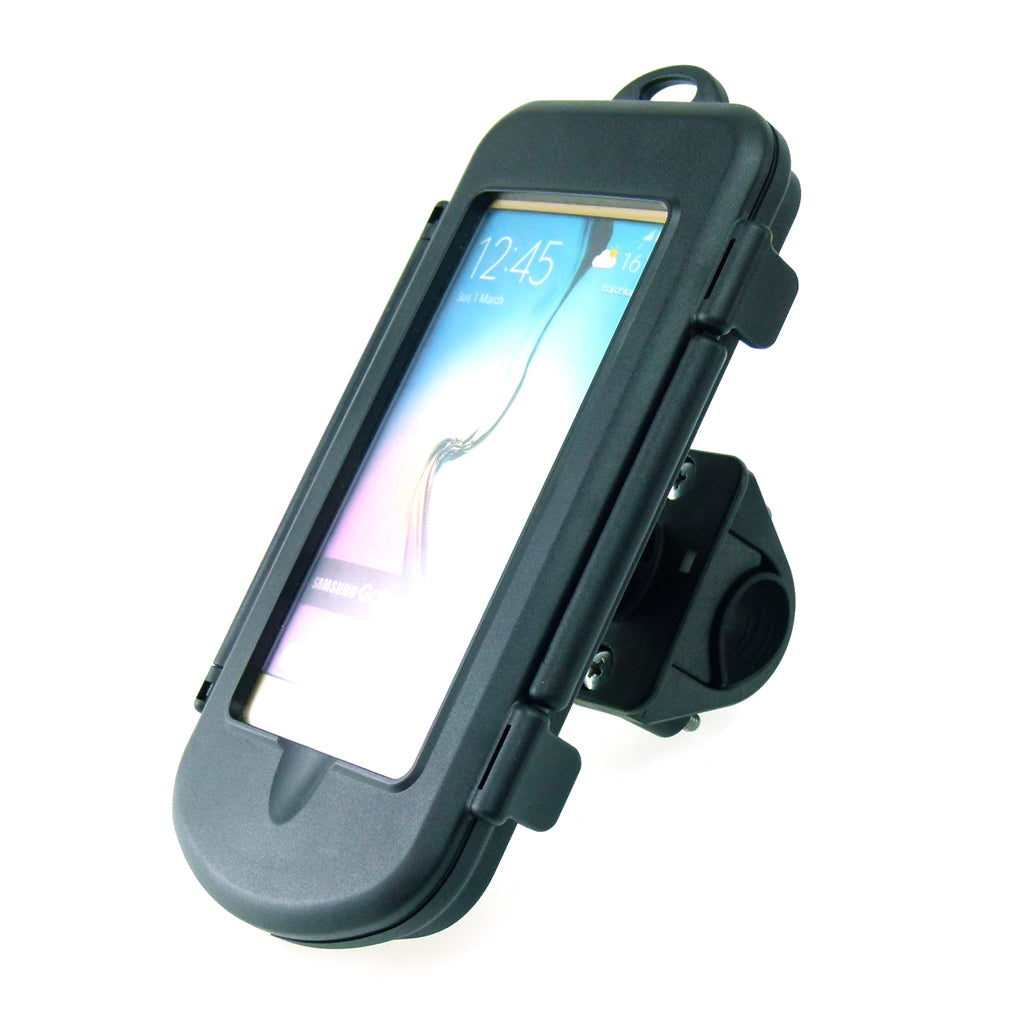Motorcycle Handlebar Mount &amp; Waterproof Case for Samsung Galaxy S6 Edge (sku 31349)