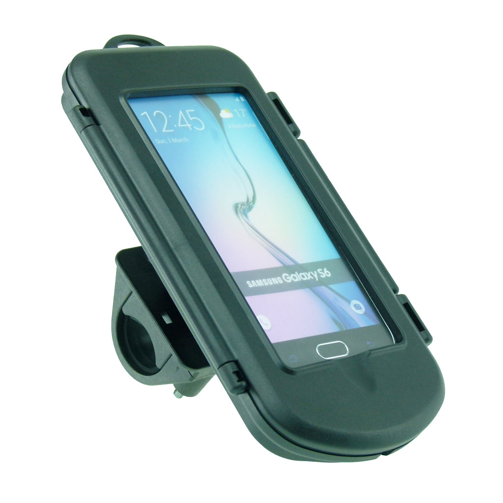 Motorcycle Handlebar Mount &amp; Waterproof Case for Samsung Galaxy S6 (sku 31306)