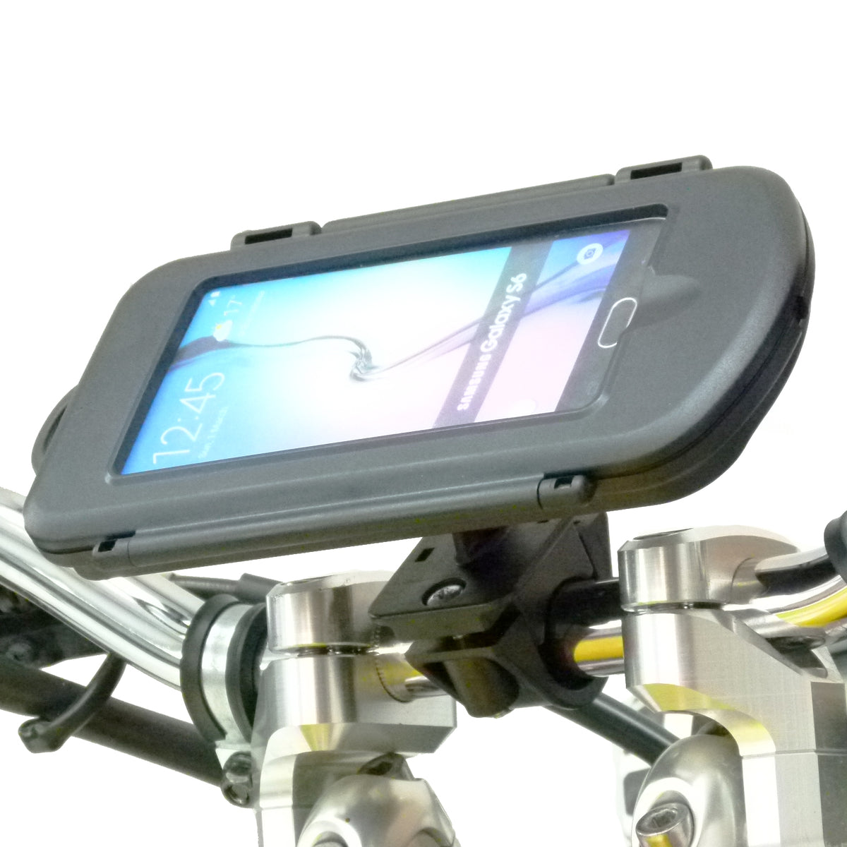 Motorcycle Handlebar Mount &amp; Waterproof Case for Samsung Galaxy S6 (sku 31306)