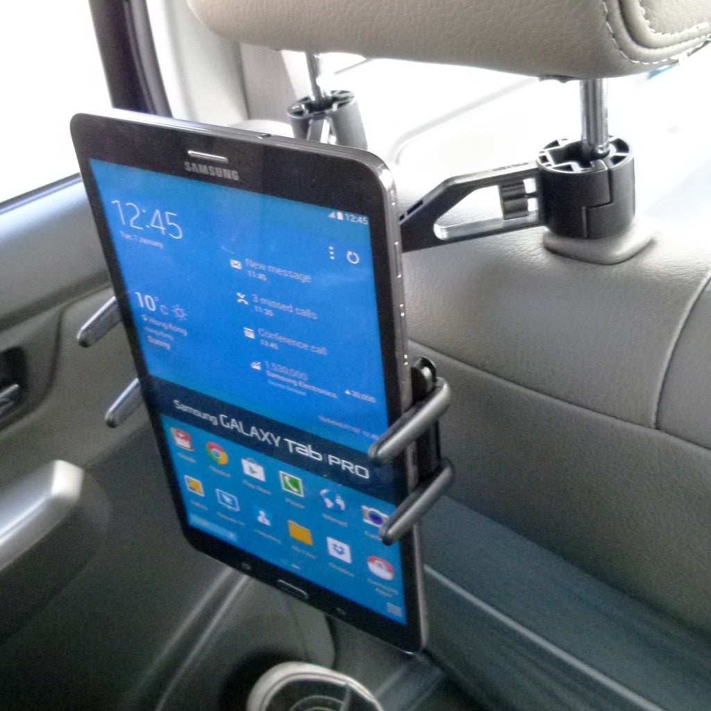 Car Headrest Mount Tablet - Phone Holder fits Samsung Galaxy Tab Pro (sku 30459)