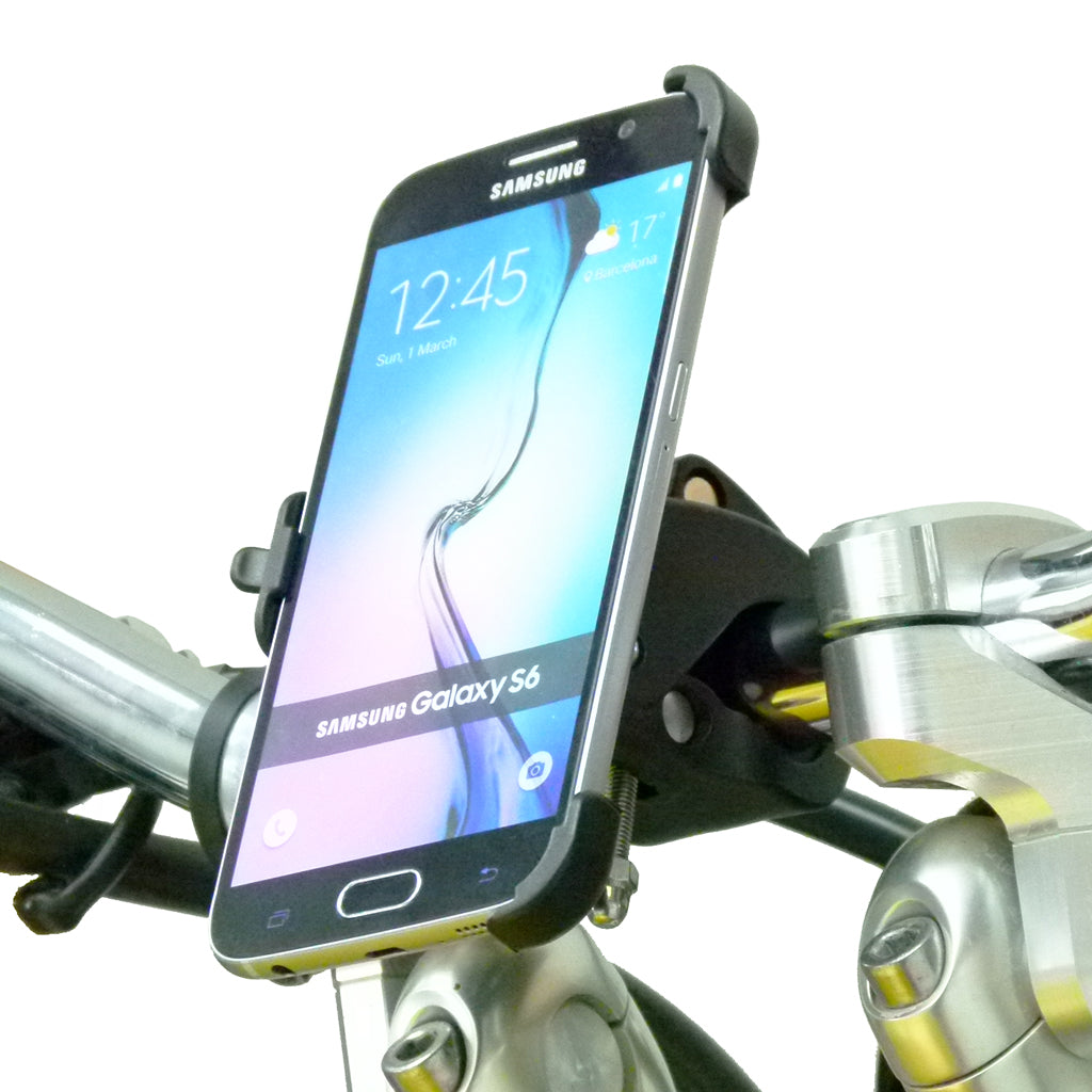 Dedicated 'Quick Fix' Motorcycle Bike Mount For Samsung Galaxy S6 (sku 31619)