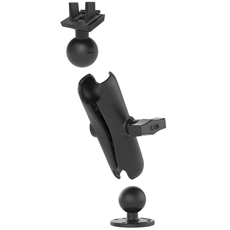 RAM Double Ball Mount for Lowrance Elite-5 &amp; Elite-7 Ti (RAM-101-LO11) (sku 54467) - BuyBits Ltd UK
