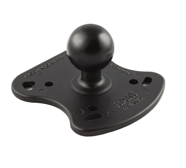 OVERSIZE RAM BASE for HUMMINBIRD &amp; APELCO 97 RAM-107B 1.5inch Rubber Ball (SKU 6651)