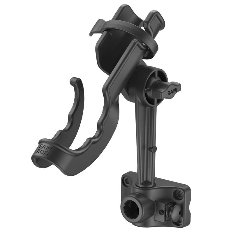 RAM ROD Fishing Rod Holder with Plunger Bulkhead Base (RAM-114-BMP) (sku 54673) - BuyBits Ltd UK